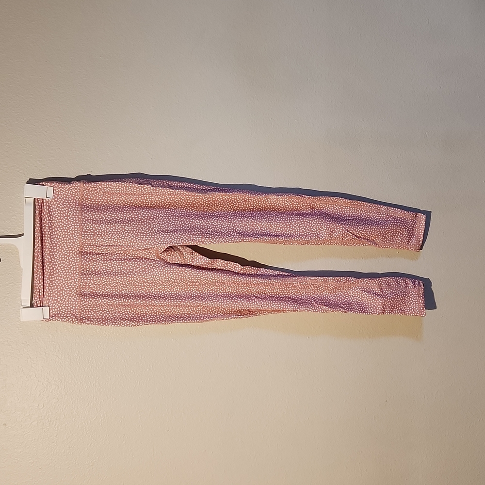 Buffbunny Collection Legacy Leggings size medium pink bossy print